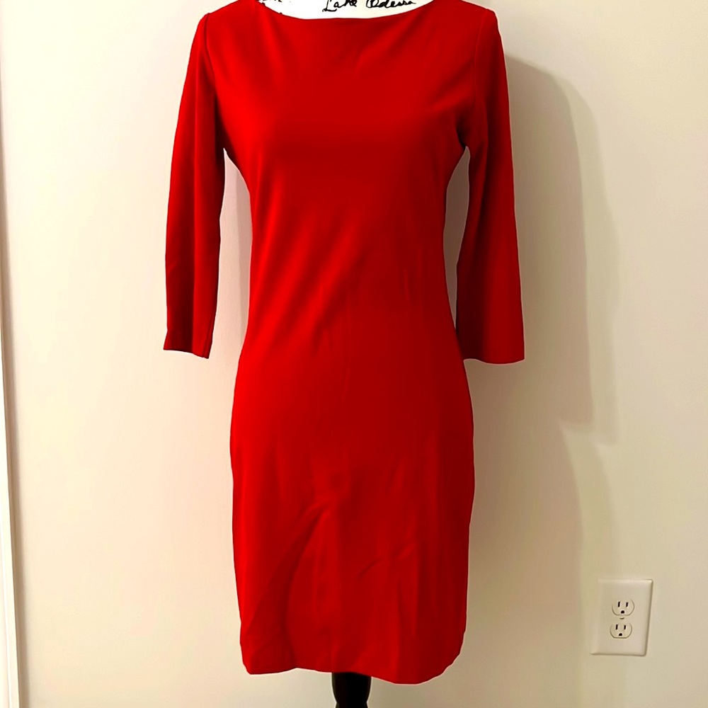Simple red dress. Amanda Uprichard size M